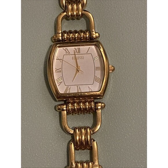VTG Ecclissi Rich Gold Tone Bracelet Watch - Picture 1 of 3